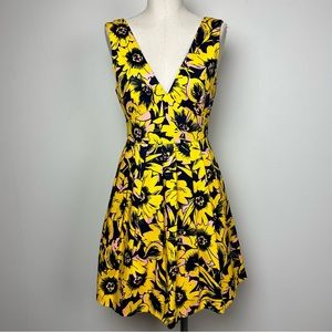 J.Crew Cotton Twill Floral Dress